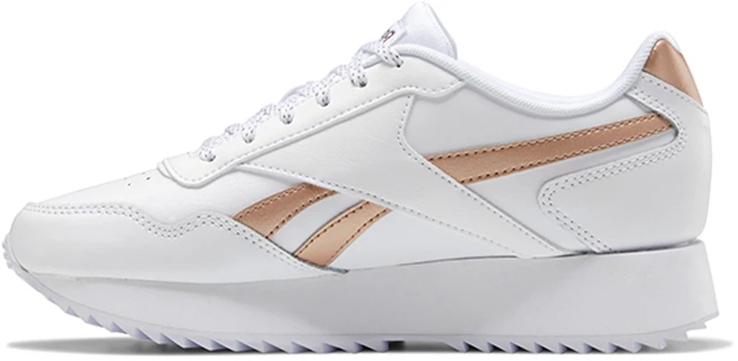(Women) Reebok Royal Glide Ripple Double 'White Brown' FZ0967 Buy (Women) Reebok Royal Glide Ripple Double 'White Brown' FZ0967