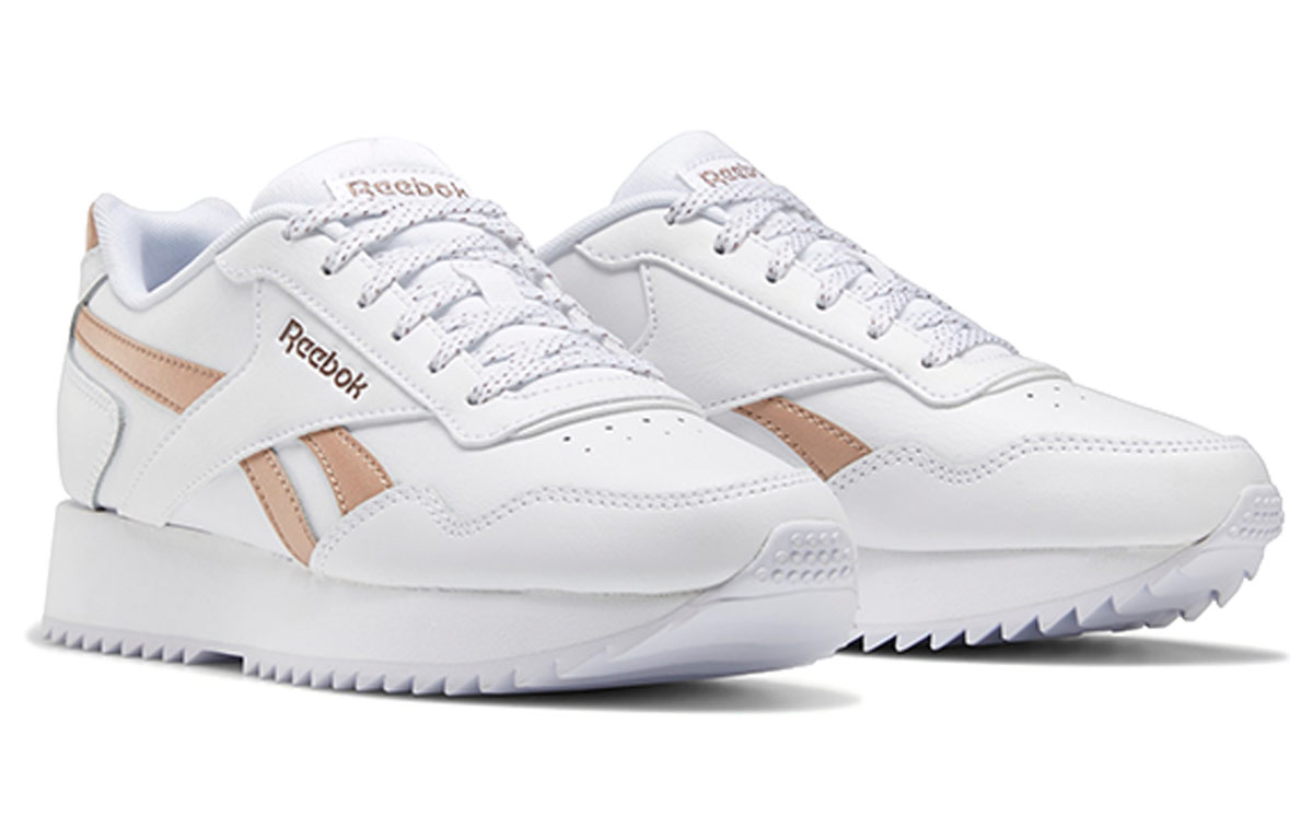 Lookbook (Women) Reebok Royal Glide Ripple Double 'White Brown' FZ0967