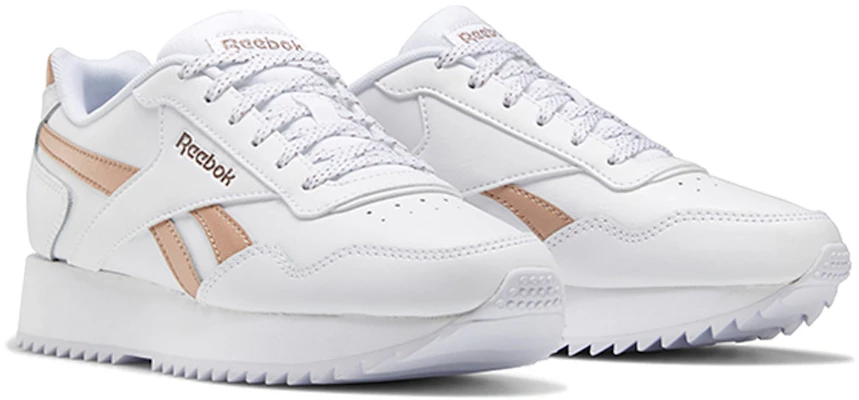 (Women) Reebok Royal Glide Ripple Double 'White Brown' FZ0967 Lookbook (Women) Reebok Royal Glide Ripple Double 'White Brown' FZ0967