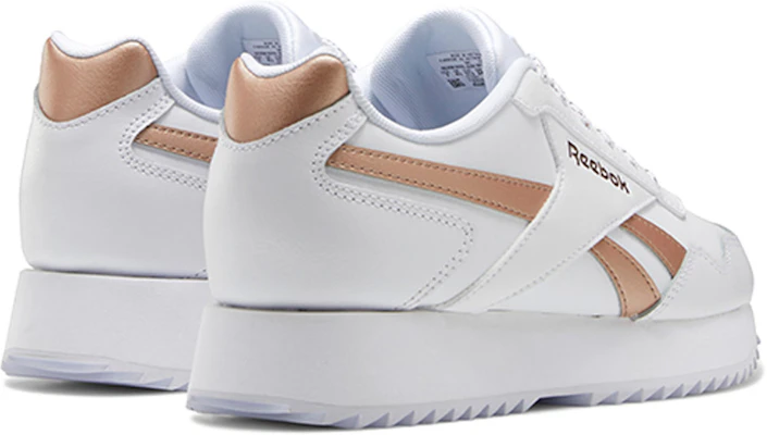(Women) Reebok Royal Glide Ripple Double 'White Brown' FZ0967 Purchase (Women) Reebok Royal Glide Ripple Double 'White Brown' FZ0967