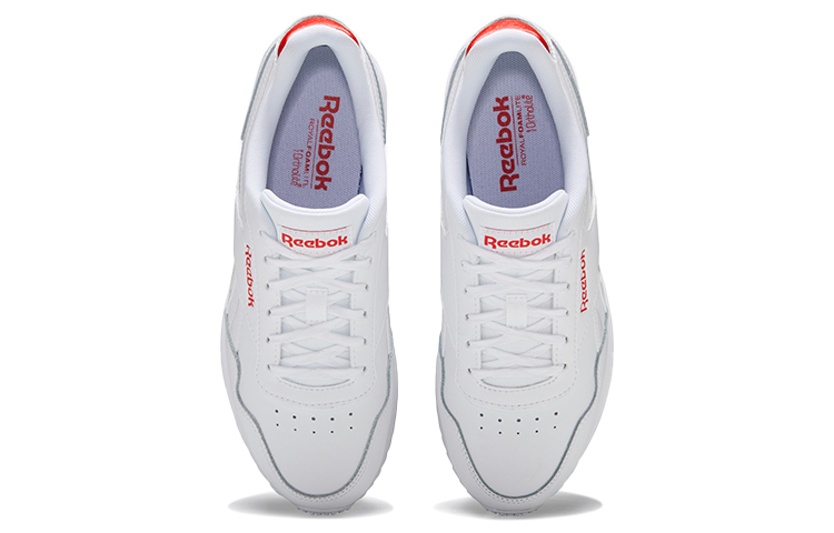 (W) Reebok Royal Glide Ripple Double Running Shoes White/Orange 圖 5