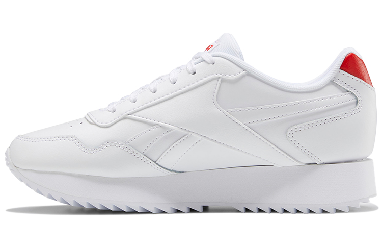 (Women) Reebok Royal Glide Ripple Double Running Shoes White/Orange FW6714