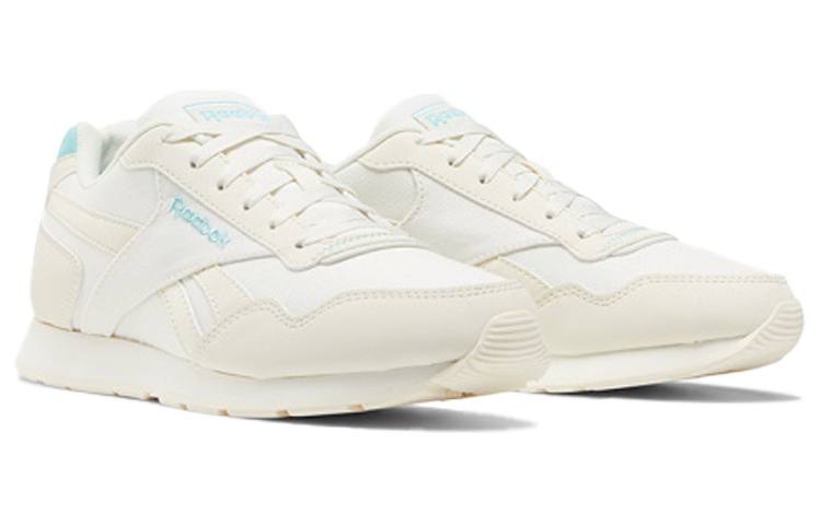 (W) Reebok Royal Glide Txt Running Shoes White/Blue 圖 3