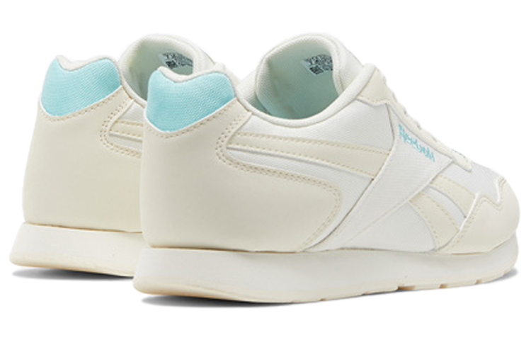 (W) Reebok Royal Glide Txt Running Shoes White/Blue 圖 4