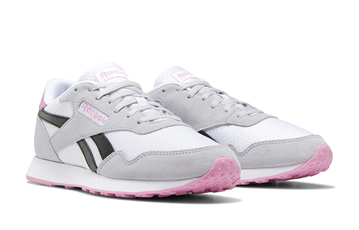 Lookbook Reebok Royal Ultra 女款 灰粉色 跑步鞋