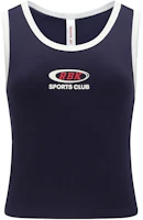 (Women) Reebok Slim Fit Tank Top Navy Blue with Colorblock Logo Print. 24SRC410WGN2 (Women) Reebok Slim Fit Tank Top Navy Blue with Colorblock Logo Print. 24SRC410WGN2
