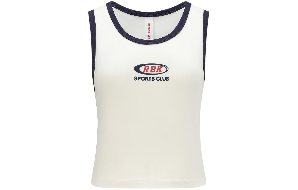 (Women) Reebok Slim Fit Tank Top with Colorblock Logo Print - Off-White. 24SRC410WGW2