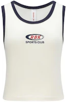 (Women) Reebok Slim Fit Tank Top with Colorblock Logo Print - Off-White. 24SRC410WGW2 (Women) Reebok Slim Fit Tank Top with Colorblock Logo Print - Off-White. 24SRC410WGW2