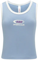 (Women) Reebok Slim Fit Tank Top with Colorblock Logo Print Blue Purple 24SRC410WGB4 (Women) Reebok Slim Fit Tank Top with Colorblock Logo Print Blue Purple 24SRC410WGB4