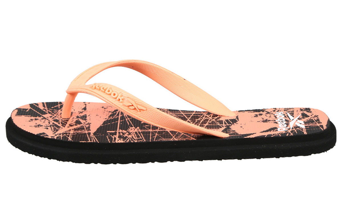 Buy (W) Reebok Sandalias Russle Flip para Natación 'Naranja Negro' FV9523
