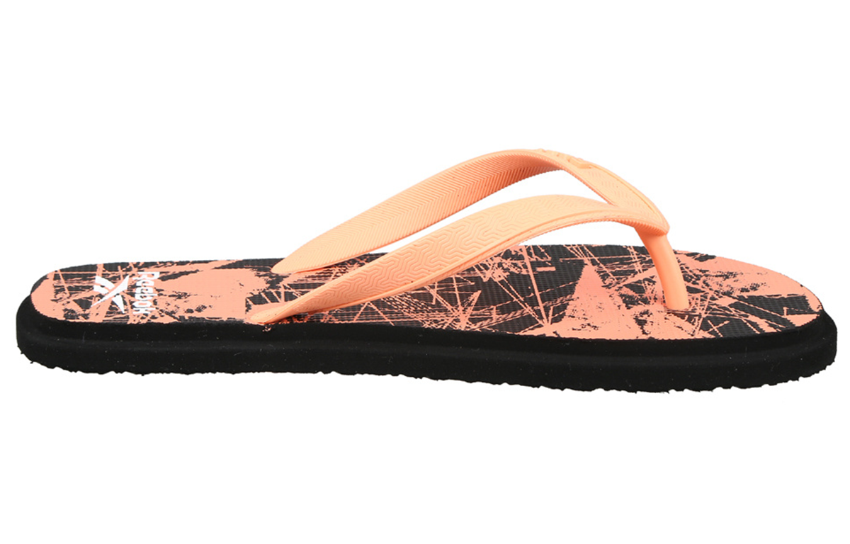 Order (W) Reebok Sandalias Russle Flip para Natación 'Naranja Negro' FV9523