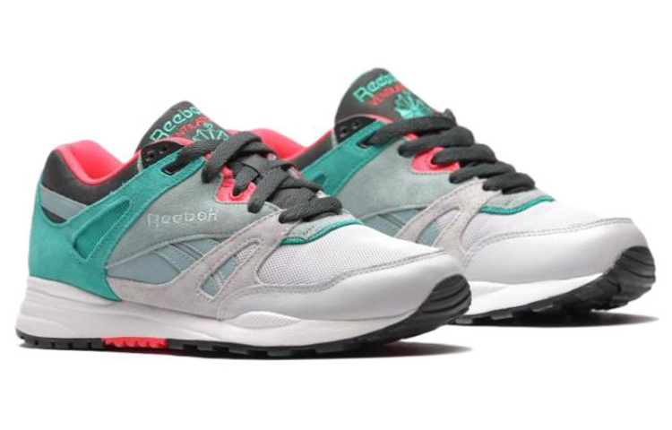 Lookbook Reebok Ventilator Pop 舒適耐磨 低筒運動跑步鞋 女款 灰綠