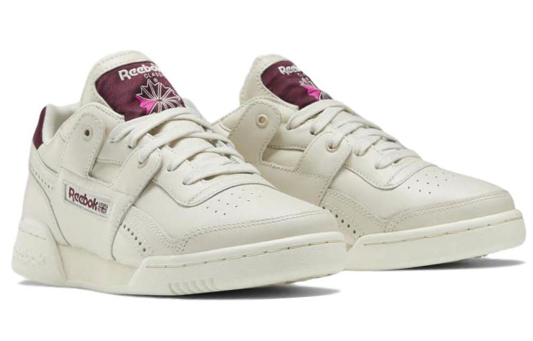 Lookbook Reebok Workout Lo Plus 低筒休閒板鞋 女款 米棕色