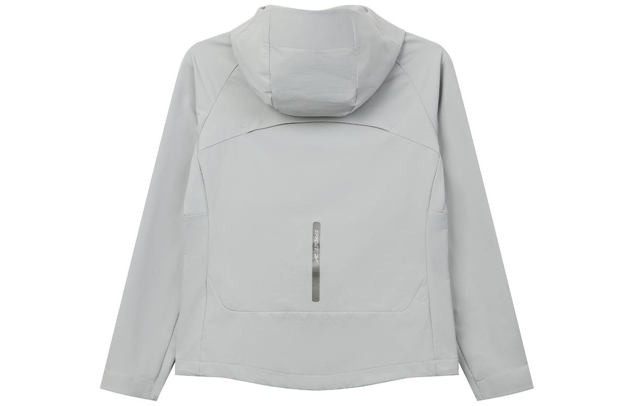 Lookbook (W) 리복 x 스파이더 후디드 래글란 슬리브 재킷 라이트 그레이 캐주얼 스포츠웨어 24FRL104WGG5