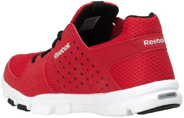 Reebok Yourflex Train 3.0 耐磨防滑 低筒休閒跑步鞋 女款 紅 Lookbook Reebok Yourflex Train 3.0 耐磨防滑 低筒休閒跑步鞋 女款 紅