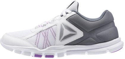 (Women) Reebok Yourflex Trainette 9.0 'White Purple' BS8041 (Women) Reebok Yourflex Trainette 9.0 'White Purple' BS8041