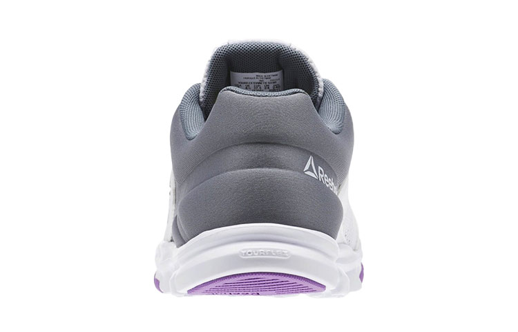 Shop Reebok Yourflex Trainette 9.0 輕便透氣跑步鞋 女款 白紫