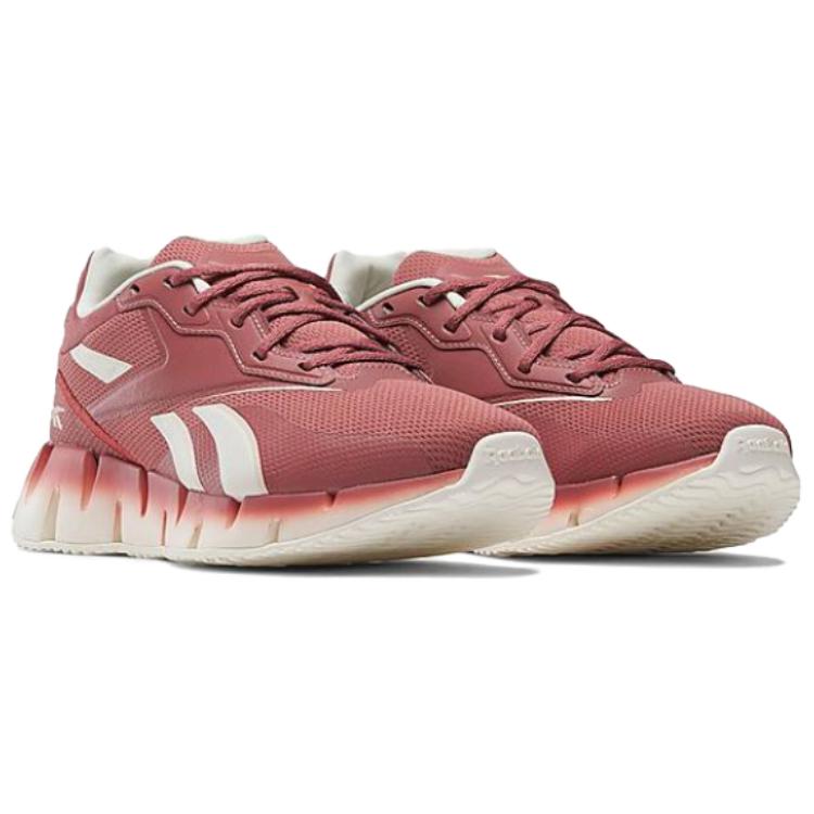 Lookbook Reebok Zig Dynamica 4 跑步 休閒百搭 減震耐磨 低筒 運動鞋 女款 粉紅