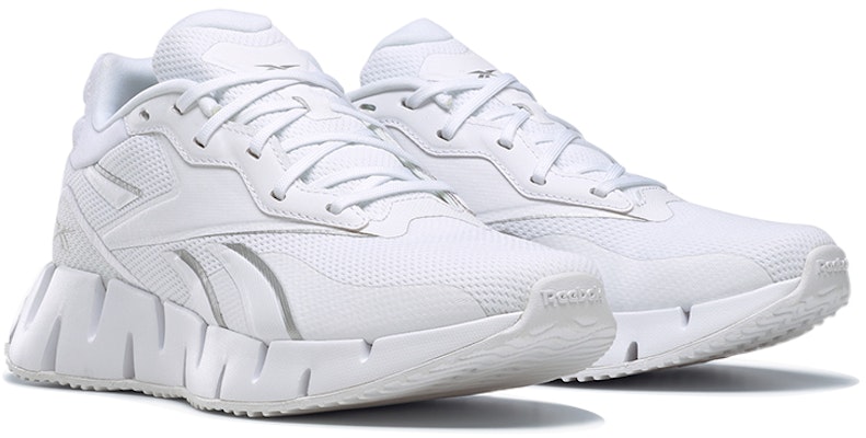 (Women) Reebok Zig Dynamica 4 'White Silver Metallic' HR1375 Lookbook (Women) Reebok Zig Dynamica 4 'White Silver Metallic' HR1375