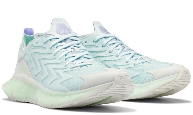 (Women) Reebok Zig Kinetica 21 'Chalk Blue Neon Mint' FX9410 Lookbook (Women) Reebok Zig Kinetica 21 'Chalk Blue Neon Mint' FX9410