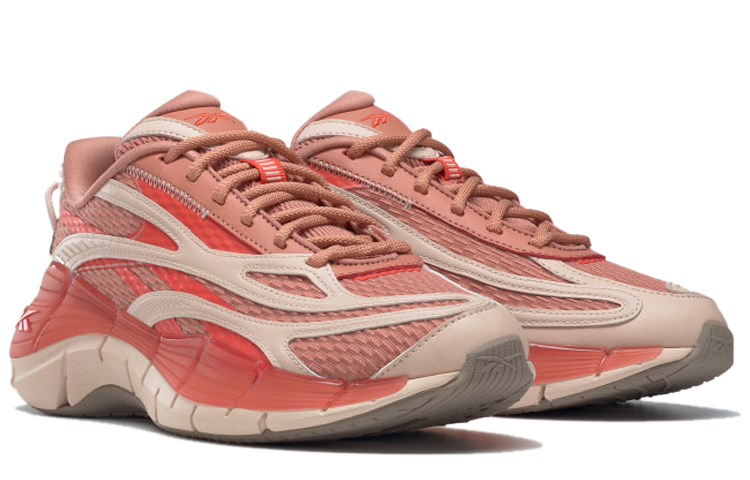 Lookbook Reebok Zig Kinetica 2.5 舒適耐磨跑步鞋 女款 橙紅