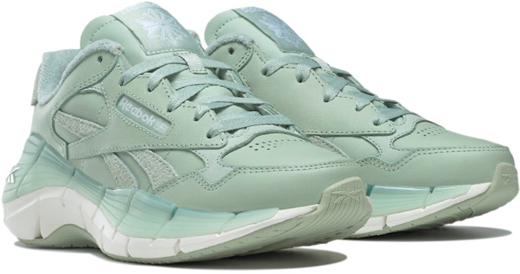Reebok Zig Kinetica 2.5 Plus 復古低筒跑步鞋 女款 薄荷綠 Lookbook Reebok Zig Kinetica 2.5 Plus 復古低筒跑步鞋 女款 薄荷綠