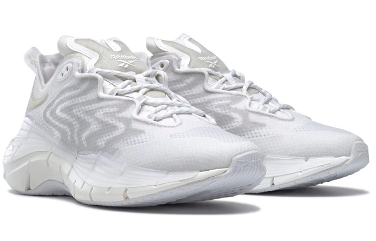 Lookbook Reebok Zig Kinetica II 輕便透氣休閒運動鞋 女款 灰白