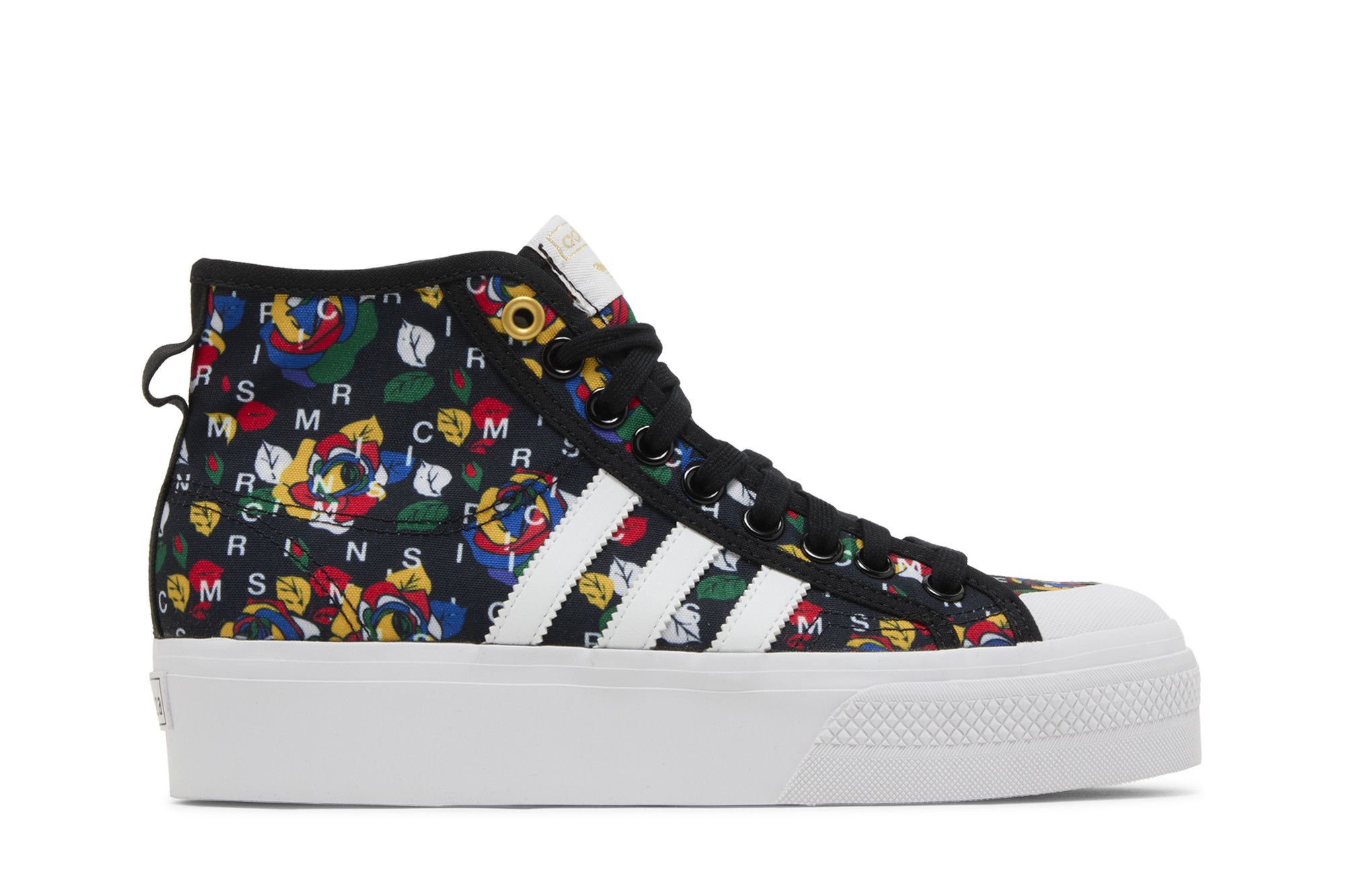 (Women) Rich Mnisi x adidas Nizza Platform Mid 'Pop-Art Roses' GZ4304