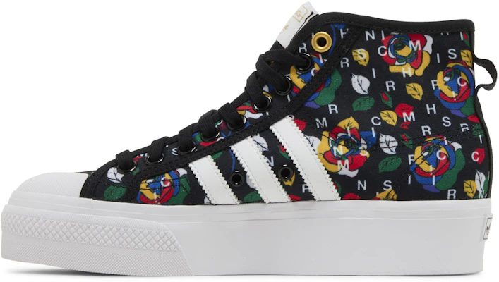(W) Rich Mnisi x adidas Nizza Platform Mid ''Pop-Art Rozen'' GZ4304 Lookbook (W) Rich Mnisi x adidas Nizza Platform Mid ''Pop-Art Rozen'' GZ4304