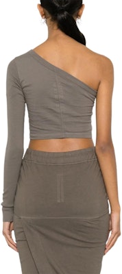 (W) Rick Owens 不對稱單肩修身灰色長袖上衣 RP01D2215JA-34 Shop (W) Rick Owens 不對稱單肩修身灰色長袖上衣 RP01D2215JA-34