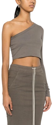 (W) Rick Owens 不對稱單肩修身灰色長袖上衣 RP01D2215JA-34 Purchase (W) Rick Owens 不對稱單肩修身灰色長袖上衣 RP01D2215JA-34