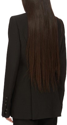 (W) RICK OWENS 黑色雙排扣開衩下擺外套 FW24 RP02D3756WGP-09 Lookbook (W) RICK OWENS 黑色雙排扣開衩下擺外套 FW24 RP02D3756WGP-09