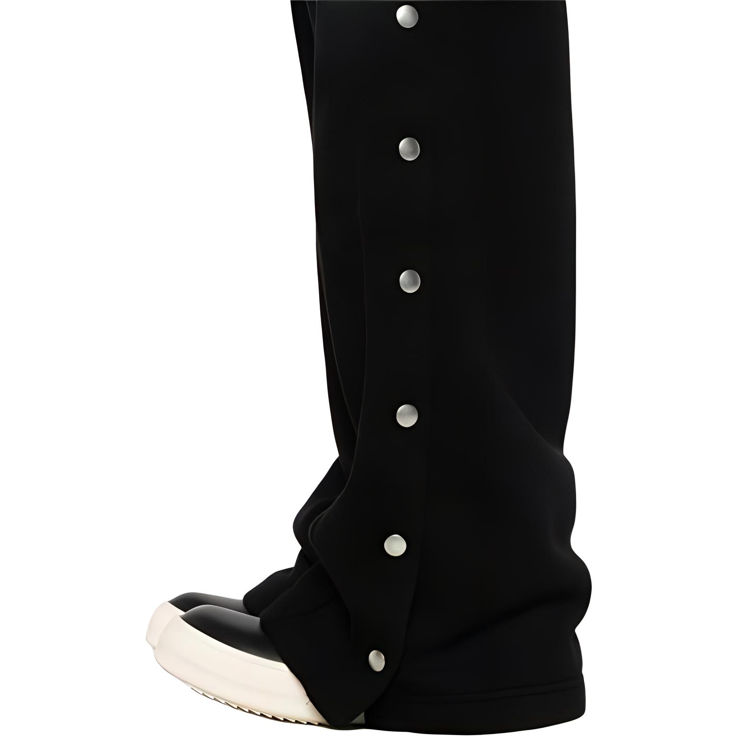 (Women) Rick Owens  Black Drawstring Mid-Rise Wide-Leg Pants DS02D2336F-09 圖 6