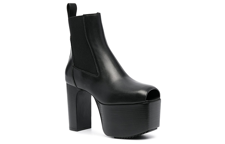 (W) Rick Owens 'Black Fashion Casual Short Boot' 圖 2