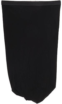 (Women) Rick Owens Black Solid Knit Mini Skirt Casual Short Skirt RP01C5337BZ09-09 Order (Women) Rick Owens Black Solid Knit Mini Skirt Casual Short Skirt RP01C5337BZ09-09