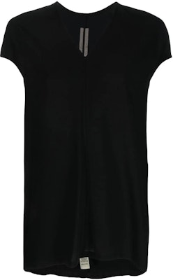 (W) RICK OWENS 黑色V領修身短袖T恤 RP01C5216Y-09 Order (W) RICK OWENS 黑色V領修身短袖T恤 RP01C5216Y-09