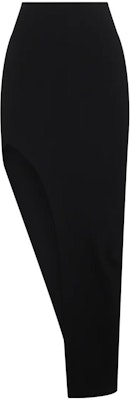 (Women) Rick Owens Black Split Long Slim Casual Maxi Dress. RO02C1669KST-09 Order (Women) Rick Owens Black Split Long Slim Casual Maxi Dress. RO02C1669KST-09