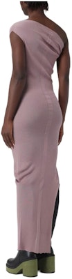 (Women) Rick Owens Pink Solid Color Asymmetrical Sleeveless Maxi Dress. RP01D2627RIBM-63 Lookbook (Women) Rick Owens Pink Solid Color Asymmetrical Sleeveless Maxi Dress. RP01D2627RIBM-63