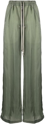 (W) RICK OWENS 抽繩寬褲摺褶長褲 橄欖綠色 RP01C5361J55 Order (W) RICK OWENS 抽繩寬褲摺褶長褲 橄欖綠色 RP01C5361J55
