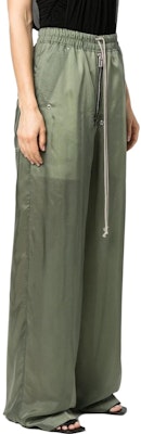 (W) RICK OWENS 抽繩寬褲摺褶長褲 橄欖綠色 RP01C5361J55 Purchase (W) RICK OWENS 抽繩寬褲摺褶長褲 橄欖綠色 RP01C5361J55