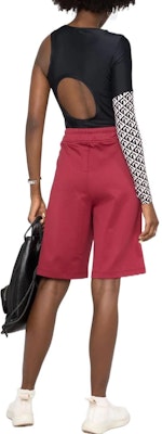 (Women) RICK OWENS Red Solid Drawstring Embroidered Shorts. CW21S00131145-6903 Purchase (Women) RICK OWENS Red Solid Drawstring Embroidered Shorts. CW21S00131145-6903