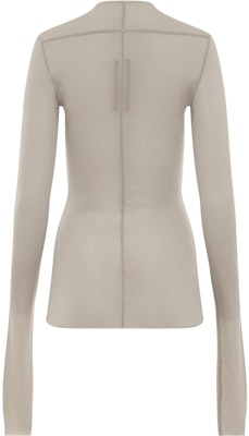 (W) リックオウエンス スリムフィット長袖クルーネックTシャツ オフホワイト RP02C1228HBZ-08 Lookbook (W) リックオウエンス スリムフィット長袖クルーネックTシャツ オフホワイト RP02C1228HBZ-08