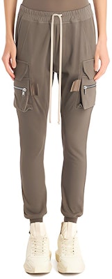 (W) リックオウエンス スリムフィット 伸縮性 ウエスト ジョガーパンツ 大容量ポケット付き RP01B4323-BA-34 Buy (W) リックオウエンス スリムフィット 伸縮性 ウエスト ジョガーパンツ 大容量ポケット付き RP01B4323-BA-34