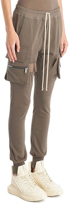 (W) リックオウエンス スリムフィット 伸縮性 ウエスト ジョガーパンツ 大容量ポケット付き RP01B4323-BA-34 Purchase (W) リックオウエンス スリムフィット 伸縮性 ウエスト ジョガーパンツ 大容量ポケット付き RP01B4323-BA-34