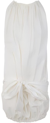 (W) RICK OWENS Gaun Tanpa Lengan Putih Solid RP01C5533P11 Buy (W) RICK OWENS Gaun Tanpa Lengan Putih Solid RP01C5533P11