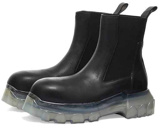 (W) Rick Owens Beatle Bozo 'Black Chelsea' Sepatu Hitam RP01B4881-90 Order (W) Rick Owens Beatle Bozo 'Black Chelsea' Sepatu Hitam RP01B4881-90