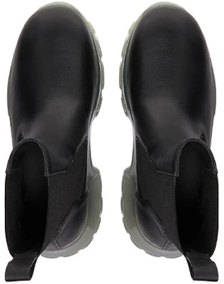 (W) Rick Owens Beatle Bozo 'Black Chelsea' Sepatu Hitam RP01B4881-90 Lookbook (W) Rick Owens Beatle Bozo 'Black Chelsea' Sepatu Hitam RP01B4881-90