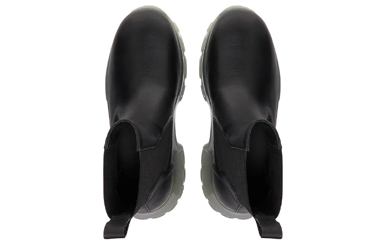 Lookbook (W) 릭오웬스 비틀 보조 블랙 첼시 부츠 RP01B4881-90