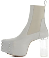 (Women) Rick Owens Calfskin Platform Chelsea Boot 'Grey' RO02B6843LCGGR-08080 (Women) Rick Owens Calfskin Platform Chelsea Boot 'Grey' RO02B6843LCGGR-08080