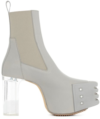 (Women) Rick Owens Calfskin Platform Chelsea Boot 'Grey' RO02B6843LCGGR-08080 Order (Women) Rick Owens Calfskin Platform Chelsea Boot 'Grey' RO02B6843LCGGR-08080